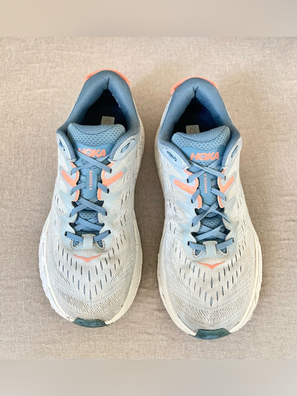 HOKA Gaviota 4 Running Shoes Women’s 8 Blue Fog Plein Air Stability Sneaker - Picture 5 of 8